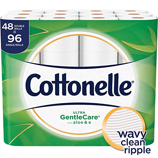 48-Count Cottonelle Ultra GentleCare Double Roll Toilet Paper