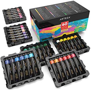 Ahorre hasta un 26% en pinturas acrílicas y rotuladores Real Brush de Arteza 