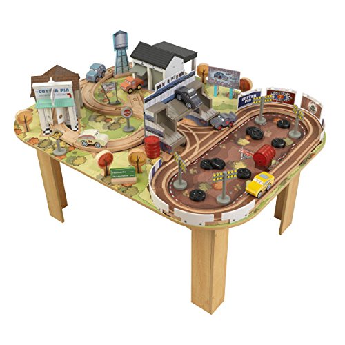 Disney Pixar Cars 3 Thomasville 70 Piece Wooden Track Set & Table