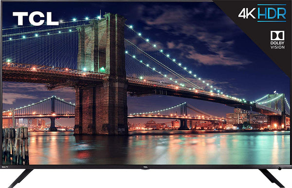 75" TCL75R617 4K Roku Smart HDTV + 15% de reembolso en efectivo 