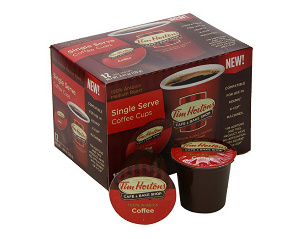 Pack of 72 Tim Horton's Single Serve Coffee Cups, Original Blend