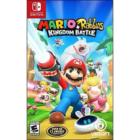 Nintendo Switch Console with Mario + Rabbids Kingdom Battle