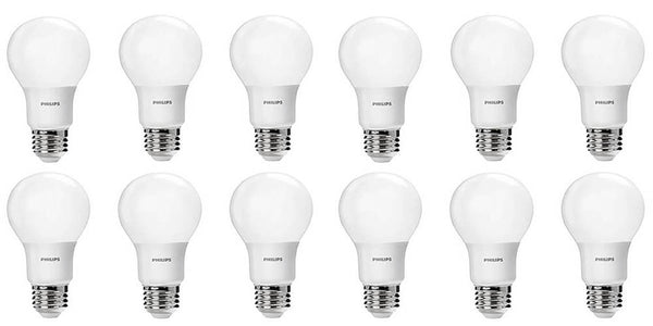 Pack of 12 Philips LED bulbs