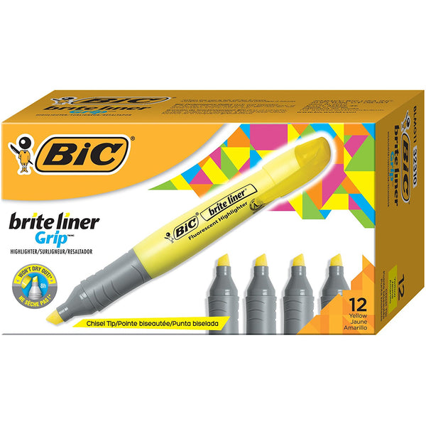 Caja de 12 resaltadores BIC