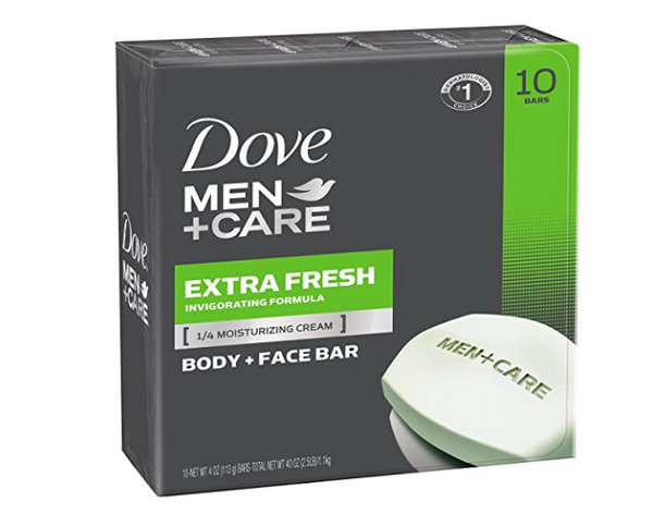 10 bars of Dove soap