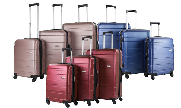 AMKA Verano Hardside Expandable Spinner Upright Luggage Set (3-Piece)