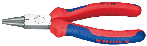 Alicates de punta redonda Knipex Tools de 6,25" con mangos de agarre cómodo