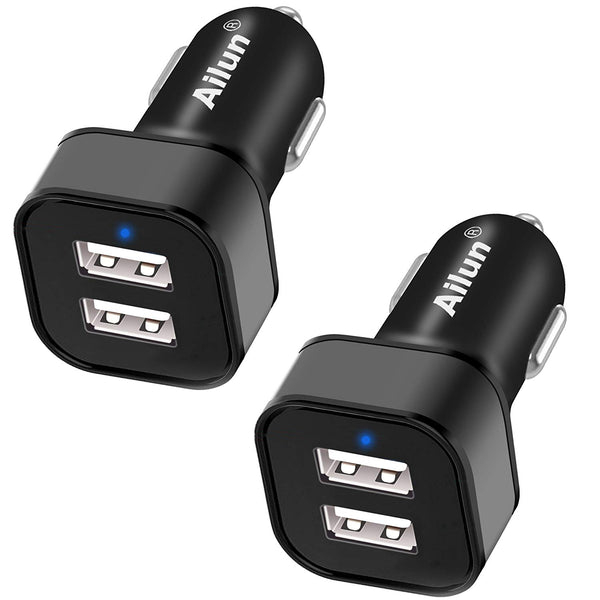 Pack Of 2 Dual Smart USB Car Chargers