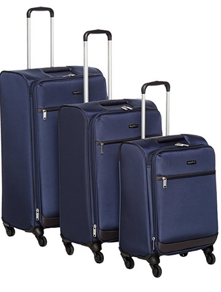 AmazonBasics Softside Spinner Luggage Set