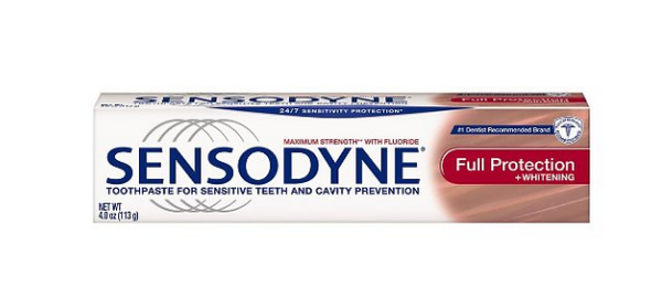 Paquete de 4 pastas de dientes Sensodyne 24/7 con protección de sensibilidad