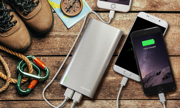 Batería portátil de respaldo Aduro Extreme Boost de 20,000 mAh con 4 puertos USB