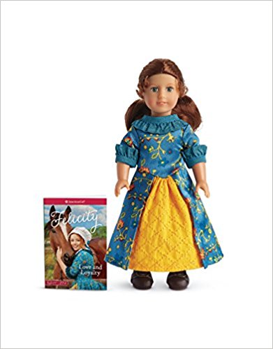 American Girl Felicity Mini Doll + Book