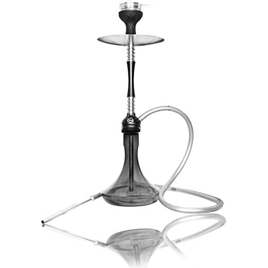 VeeBoost Kit combinado de cristal para cachimba y shisha, 27 pulgadas, 1 manguera