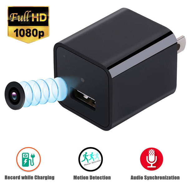 Cargador USB con cámara oculta HD 1080P