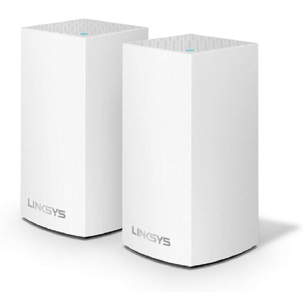 Pack of 2 Linksys Velop AC1300 Dual-Band Whole Home WiFi Intelligent Mesh System