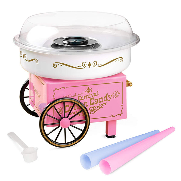 Nostalgia Vintage Hard & Sugar-Free Candy Cotton Candy Maker