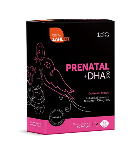 Zahler prenatal DHA supplement