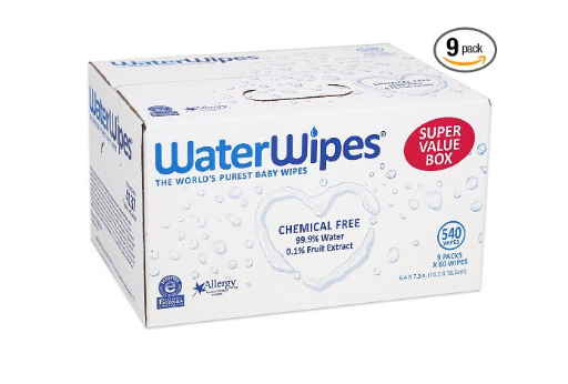 540 WaterWipes Sensitive Baby Wipes