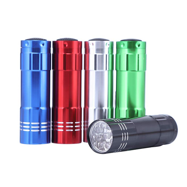 Pack Of 5 LED Super Bright Flashlights With Batteries