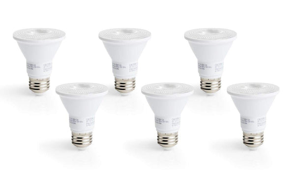 Pack Of 6 LED Dimmable Bulbs 8W (50W Equivalent)