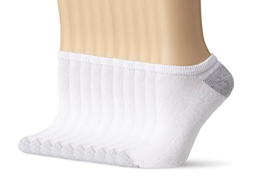 Pack of 10 Hanes women's socks