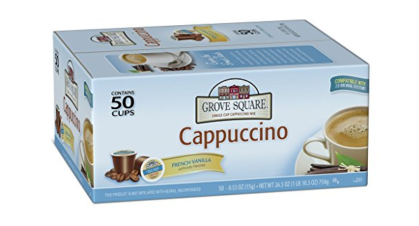 Pack de 50 tazas de capuchino Grove Square