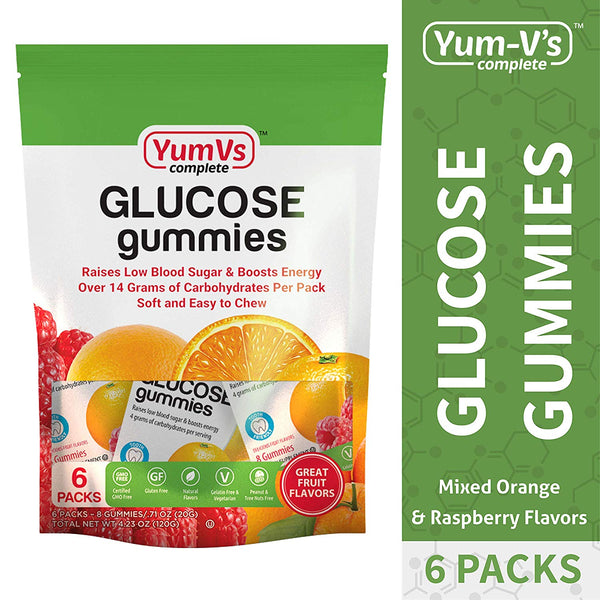 YumVs Complete Kosher Glucose Gummies, Multi Fruit Flavor (48 Ct)