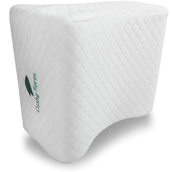 Cushy Form  Pain Relief Knee Pillow  with Washable Cover + Free Storage Bag