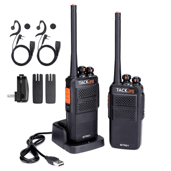 Set Of 2 Advanced Long Range Two-Way Radios With Rechargeable Battery