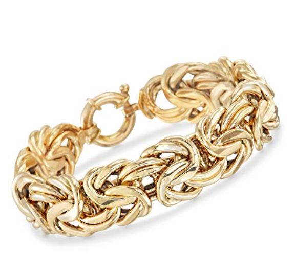 Save up to $500 off on Select Italian 18k Yellow Gold Byzantine Jewelry