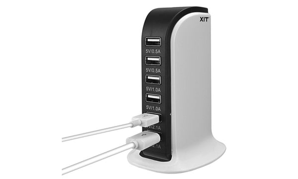 6 port USB charging station