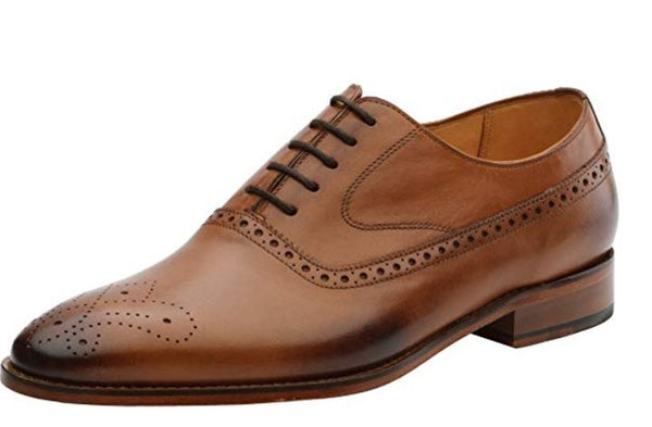 35% de descuento en zapatos de cuero genuino hechos a mano para hombres