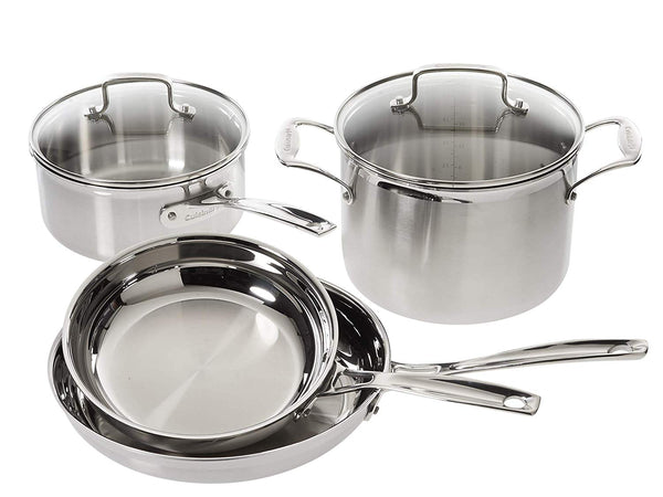 Juego de utensilios de cocina Cuisinart Multiclad Pro de acero inoxidable de 6 piezas