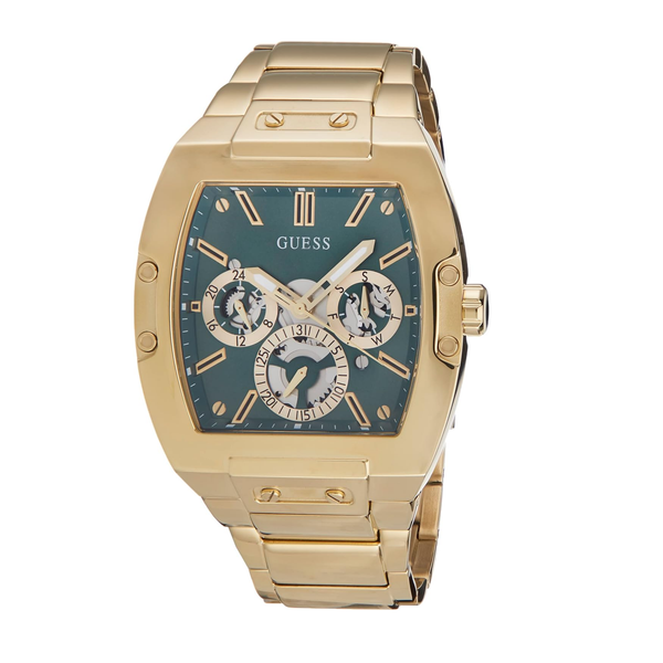 Reloj Guess Tonneau Diamond para hombre de 43 mm, resistente al agua hasta 50 m