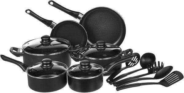 AmazonBasics Non-Stick Cookware Set