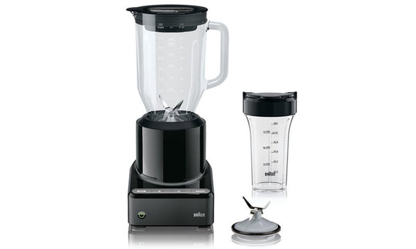 Batidora de vaso Braun JB7051 PureMix con juego de licuado Smoothie2Go