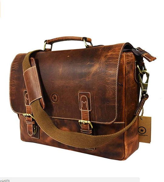 Save Big on Genuine Leather Laptop Messenger Bags by Aaron Leather