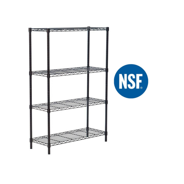 4-Tier Ktaxon Adjustable Wire Shelving Rack