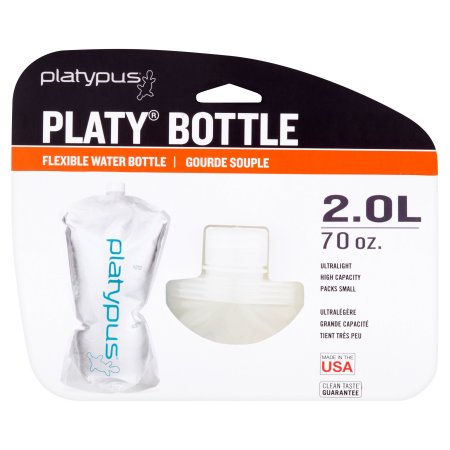 Platypus Platy Botella de agua flexible de 70 oz