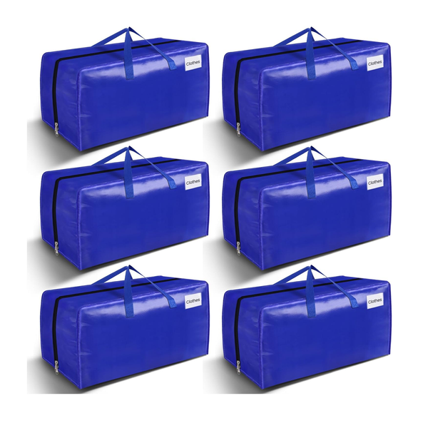 6-Pack BlissTotes Heavy Duty 93L Moving Bags