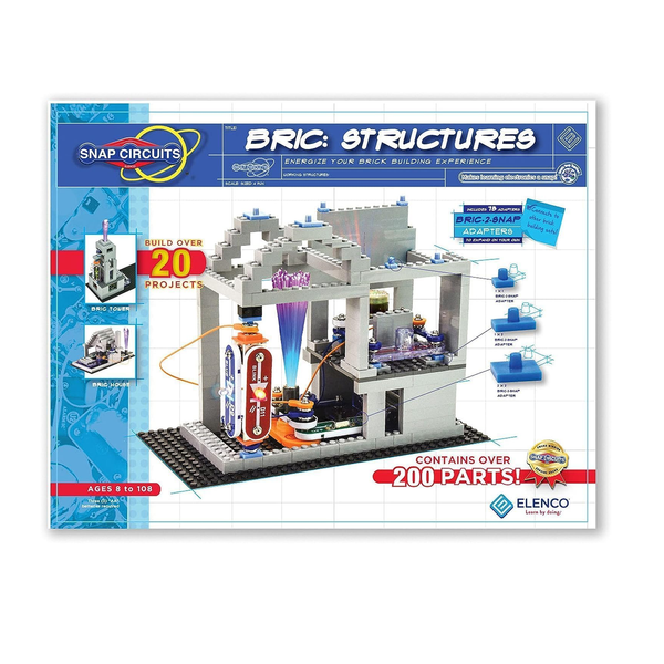 Snap Circuits Bric Structures Kit - Snap, Build, and Power: 130+ Electronic Projects!