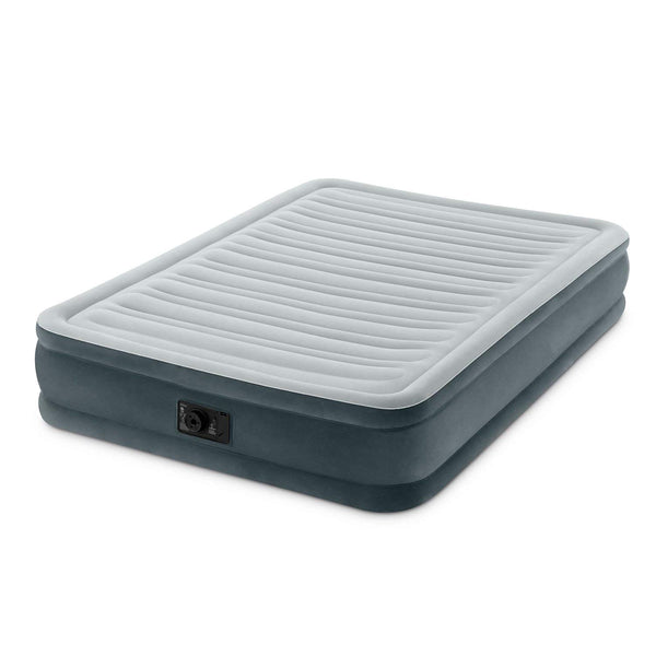 Intex Comfort Plush Mid Rise Dura-Beam Airbed with Built-in Electric Pump