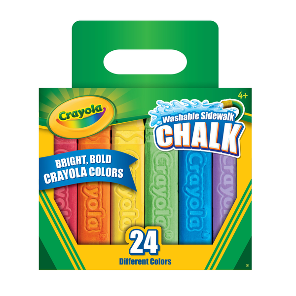 Crayola Washable Sidewalk Chalk 24 Count