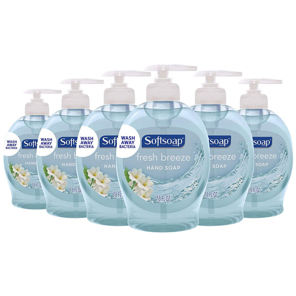 6 botellas de jabón líquido para manos Softsoap