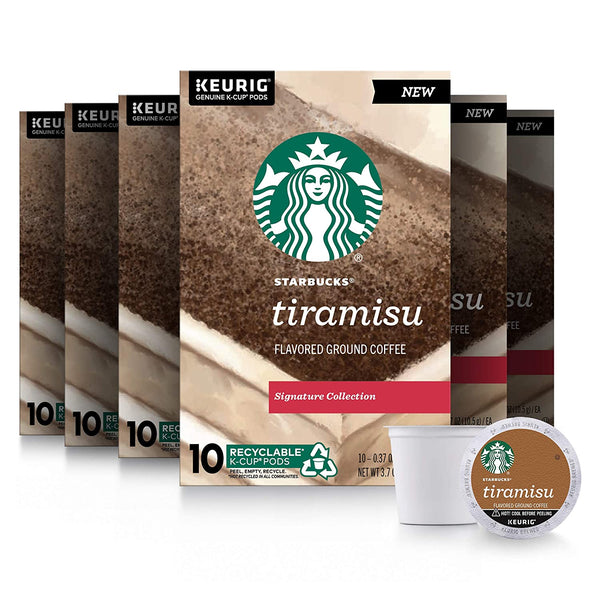 60 Starbucks Tiramisu Flavored Signature Collection K-Cups