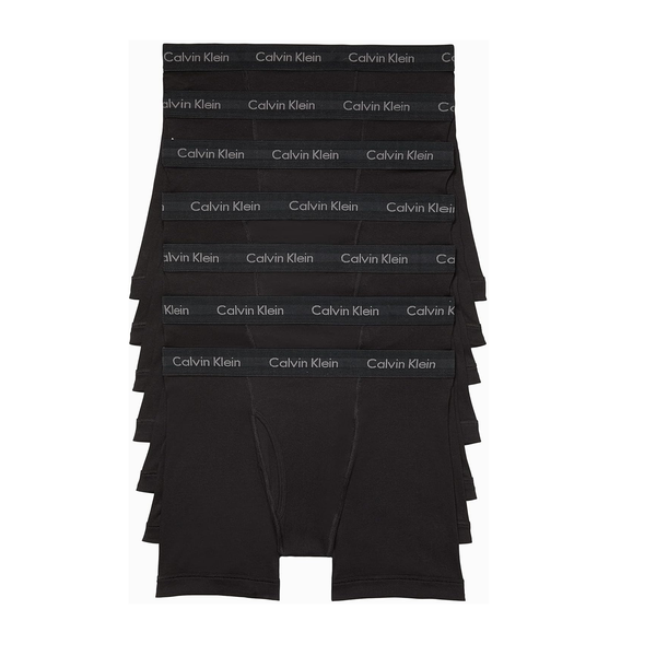 Paquete de 7 calzoncillos bóxer clásicos de algodón de Calvin Klein para hombre