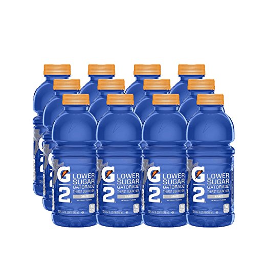 Gatorade G2 Thirst Quencher, Grape, 20 Ounce Bottles (Pack of 12)