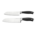 2-Piece Henckels Forged Elite Santoku Knife Set, German Engineered