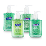 Paquete de 4 gel calmante desinfectante para manos Purell Advanced con aloe y vitamina E