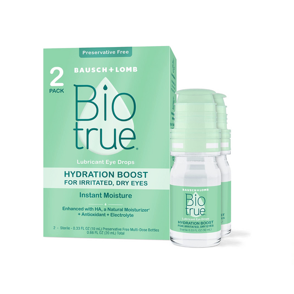 Pack of 2 Biotrue Hydration Boost Eye Drops